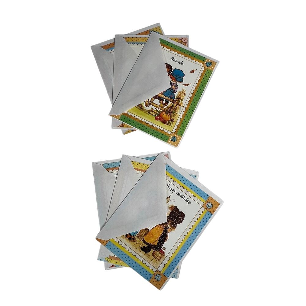 GOOD SAMARITANS Bonnets and Blessings Vintage Greeting Cards Lot 6 1996 USA